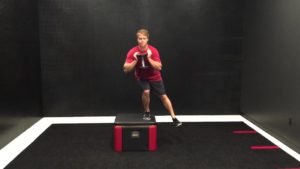 eccentric step down with weight