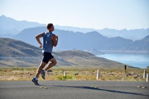 man running with good form