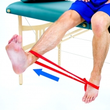 Seated knee Extension with a Band