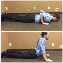 prone press up for back pain