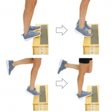 Eccentric calf raise