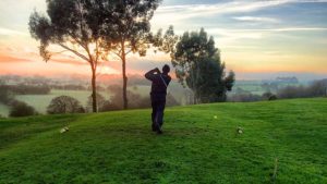 Golfing with low back pain