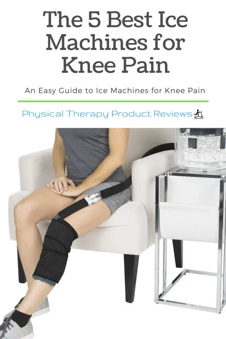 How long can you leave ice machine on knee?