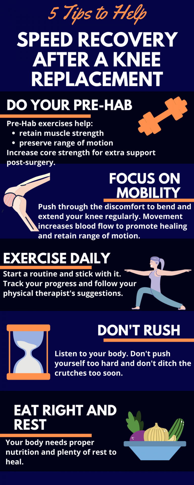 Total Knee Replacement - 5 Tips For Speeding Up Recovery - Best ...