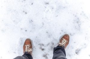 WInter can be slippery for a knee replacement