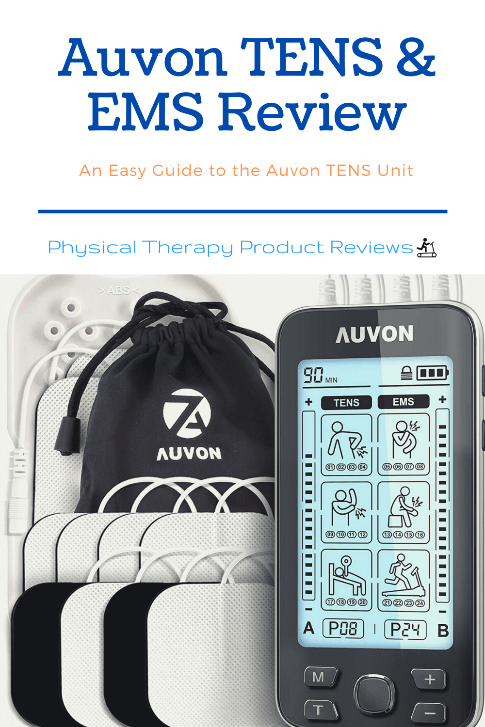 Auvon TENS Unit + EMS Review Best Physical Therapy Product Reviews