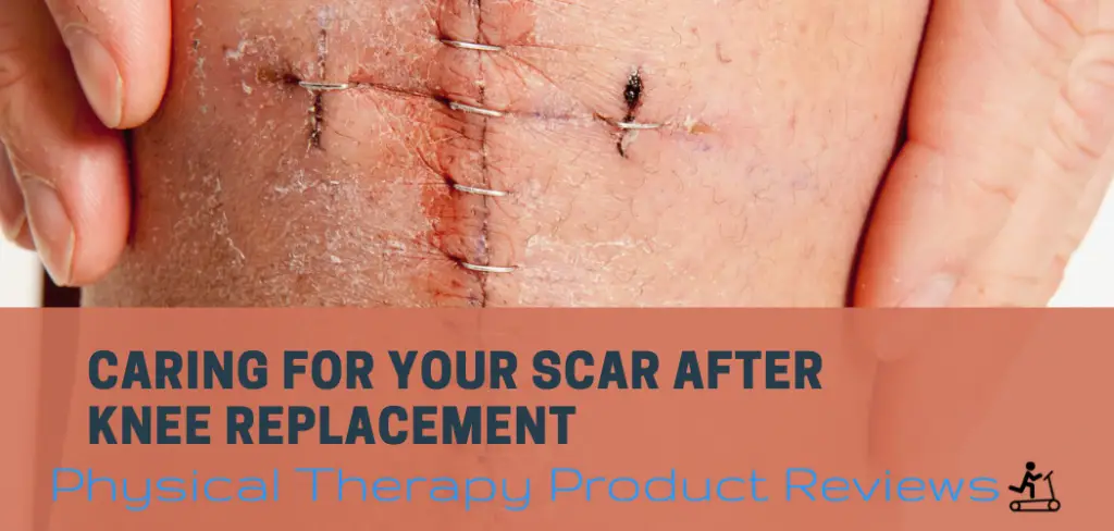 Caring for your scar after a knee replacement image