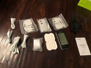 Auvon TENS unit with all accessories