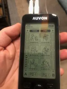 Auvon Tens unit screenshot