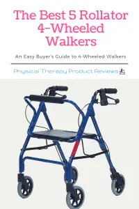 The Best 5 Rollator 4-Wheeled Walkers