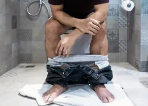 using the toilet after a knee replacement