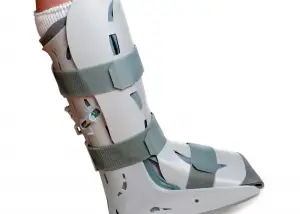 Picture of an orthopedic walking boot