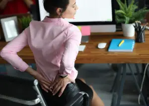 back pain in sitting